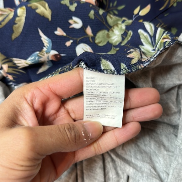 Anthropologie Tiny Floral Tank size XS - Picture 3 of 5